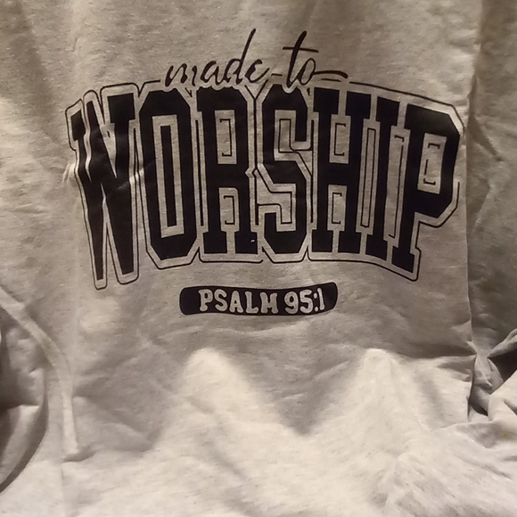 Gray Made to Worship Sweatshirt - Picture 2 of 2